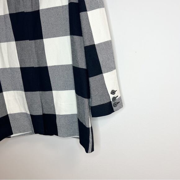 Mara Hoffman Tatum Jacket Blazer Gingham Plaid Size XS Extra Small - Picture 7 of 8